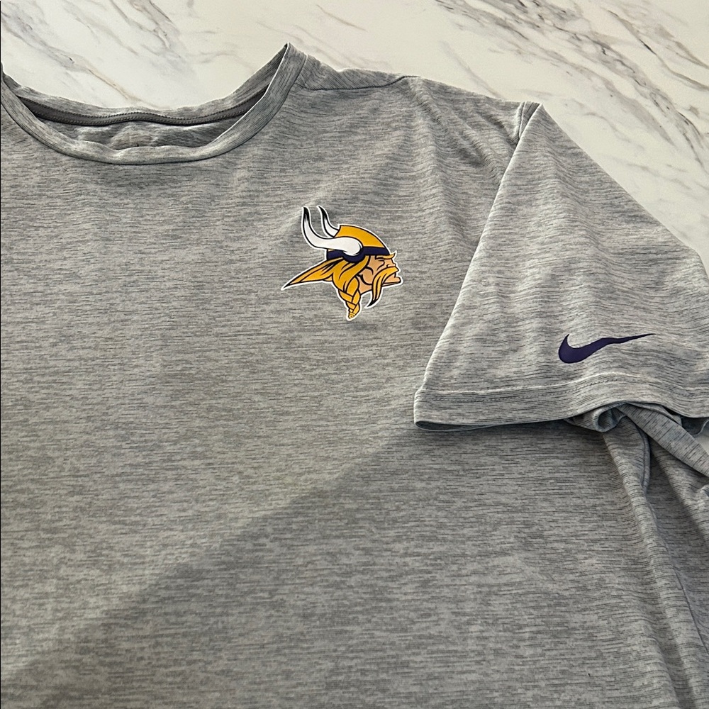 Nike Gray Men's Shirt with Logo 3XL